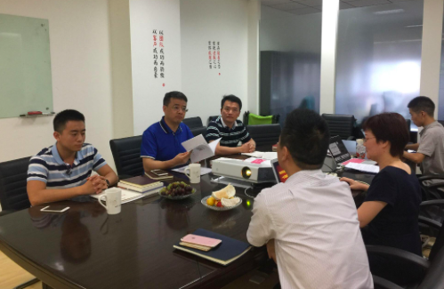 云上贵州公司董事长付一行莅临北京玉祥集团考察指导